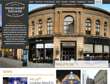 Tablet Screenshot of merchantsquareglasgow.com